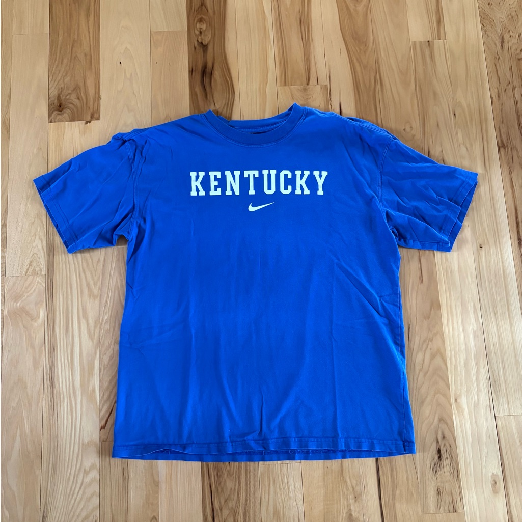 Nike Royal Blue Kentucky 20112012 Basketball National Championship Tour Tee